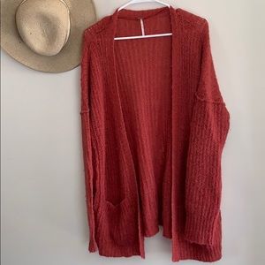 Free people knit oversized cardigan size S